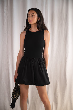 MUBINA robe ballon noire