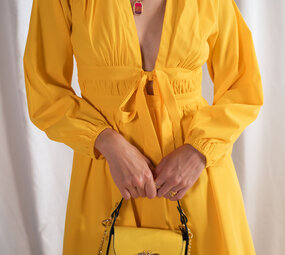 EDITA robe jaune