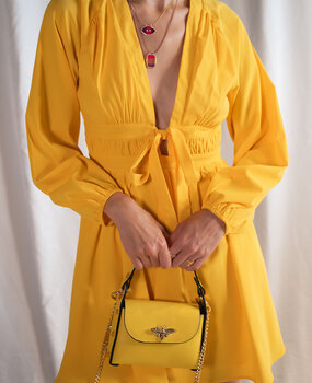 EDITA robe jaune