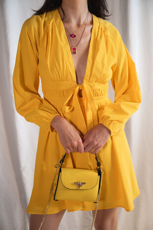 EDITA robe jaune
