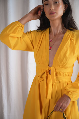 EDITA robe jaune