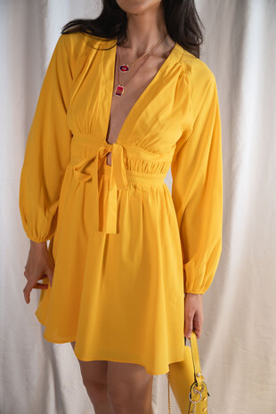 EDITA robe jaune