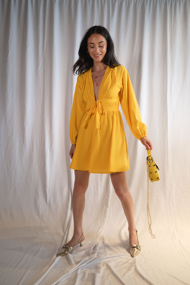 EDITA robe jaune
