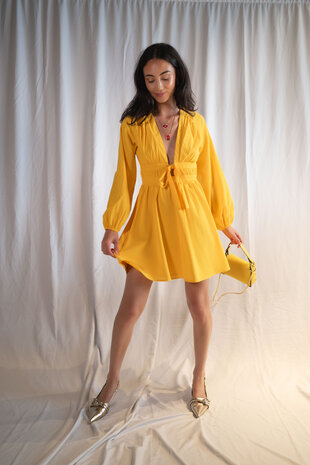 EDITA robe jaune