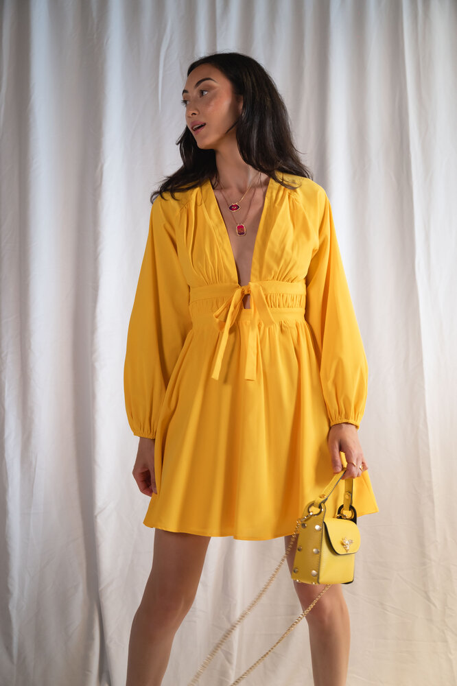 EDITA robe jaune