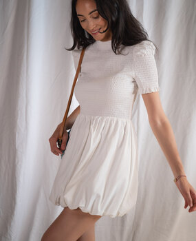 LOLLITA robe ballon blanche