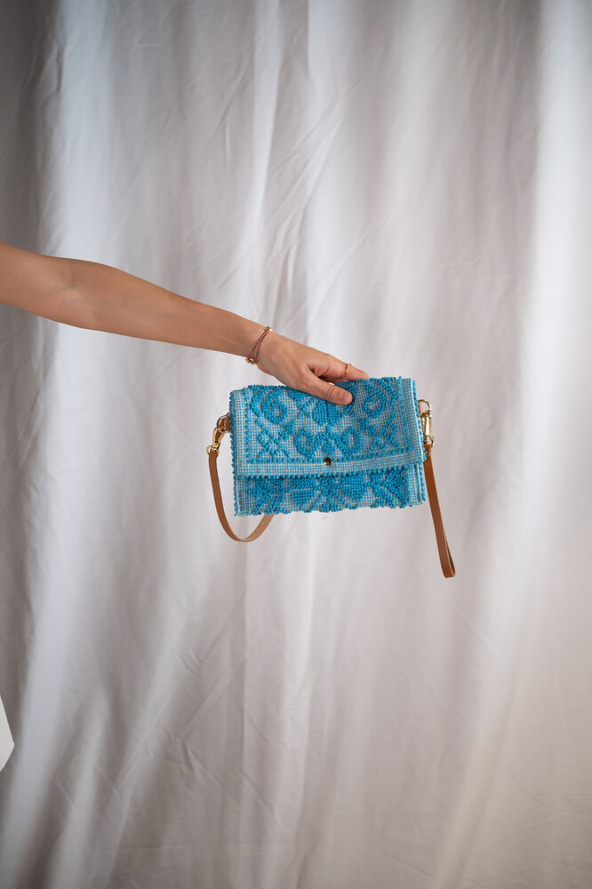 ALEXIA sac turquoise