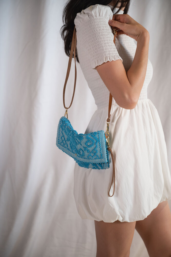 ALEXIA sac turquoise