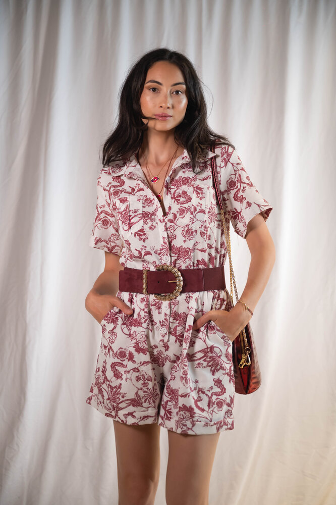 MYUNIA combishort bordeaux MYUNIA combishort bordeaux