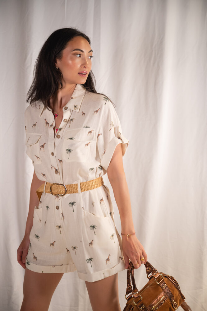 AZIZA combishort beige