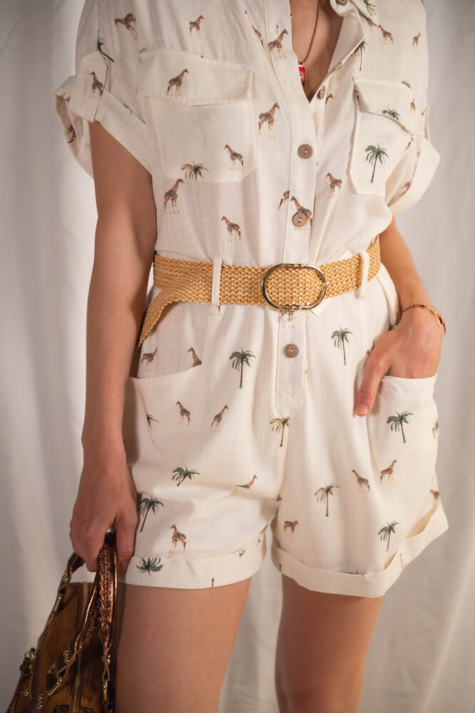 AZIZA combishort beige