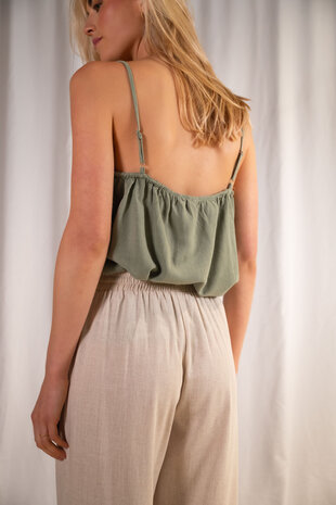 MAHA blouse vert kaki