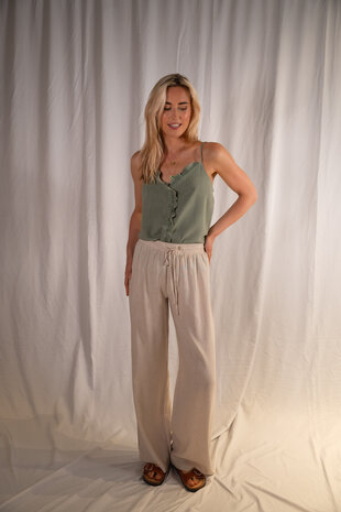 MAHA blouse vert kaki