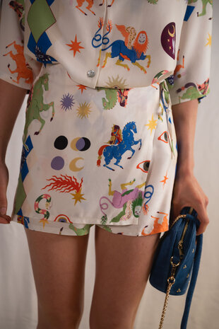 MAYAR jupe short écru