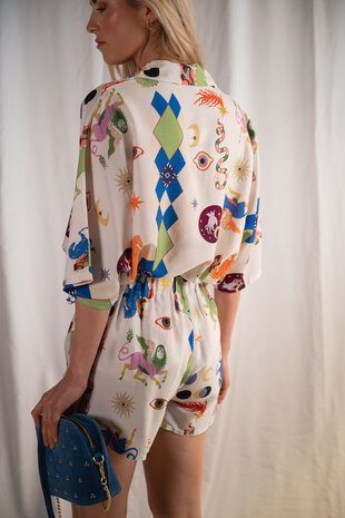 MAYAR jupe short écru