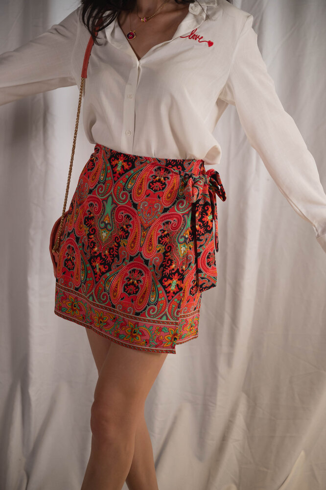 NIKA jupe rouge NIKA jupe rouge