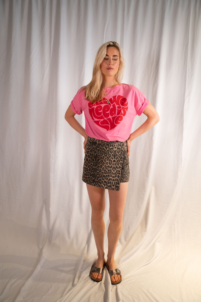 JADENE jupe short léopard JADENE jupe short léopard