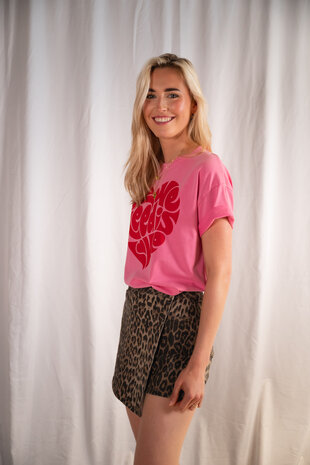 JADENE jupe short léopard JADENE jupe short léopard