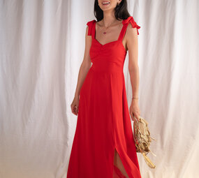 DARYNA robe rouge