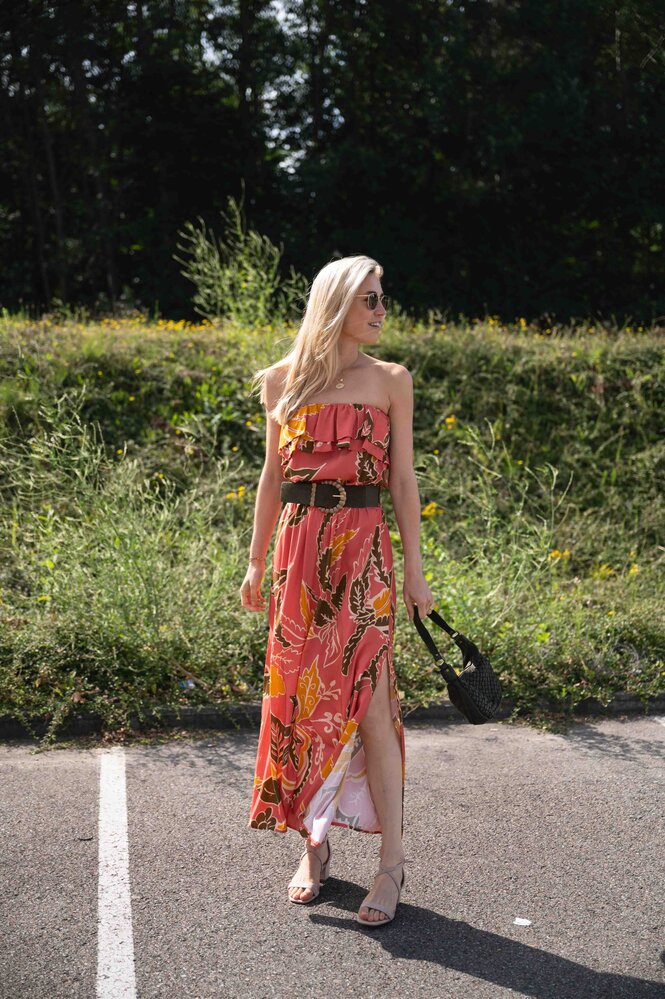 BADIA robe terracotta