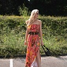 BADIA robe terracotta