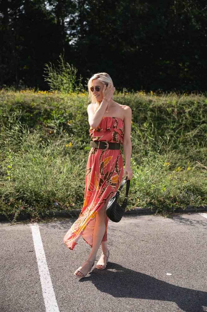 BADIA robe terracotta