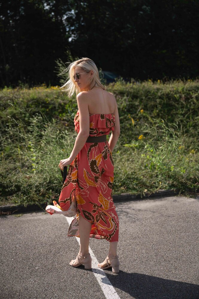 BADIA robe terracotta