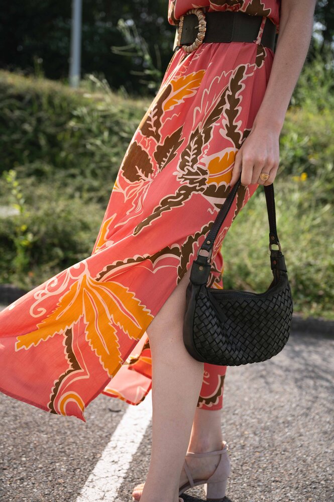 BADIA robe terracotta