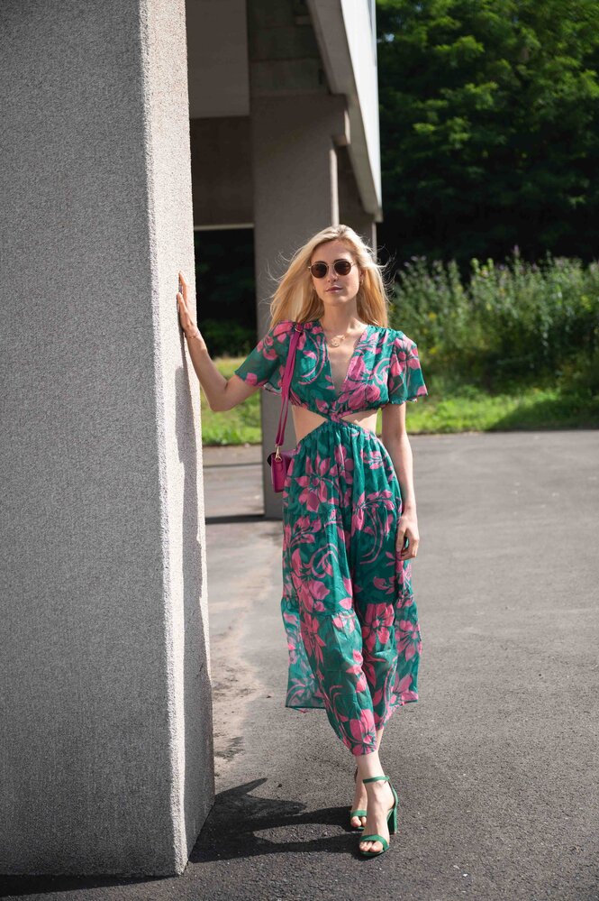 GALATEE robe verte GALATEE robe verte