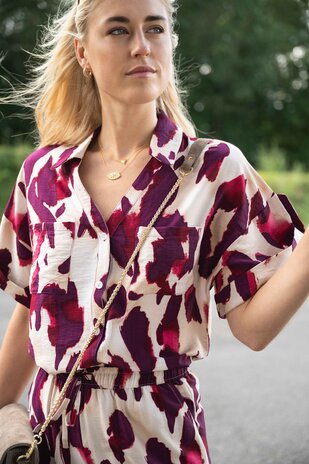 HADASSA chemisier bordeaux HADASSA chemisier bordeaux