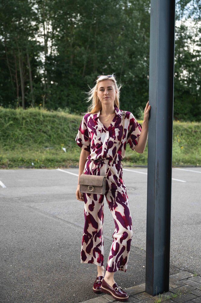 HADASSA chemisier bordeaux HADASSA chemisier bordeaux