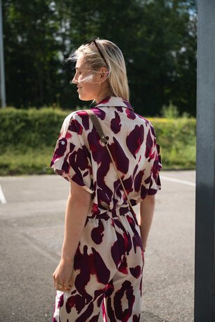 HADASSA chemisier bordeaux HADASSA chemisier bordeaux