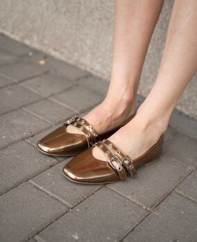 INAYA ballerines bronzes INAYA ballerines bronzes