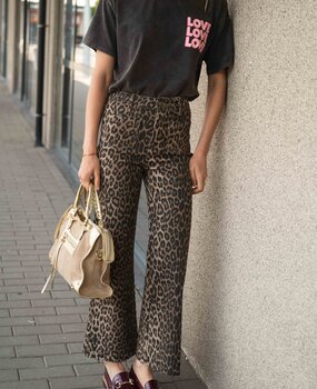 GASPARETTE jean leopard