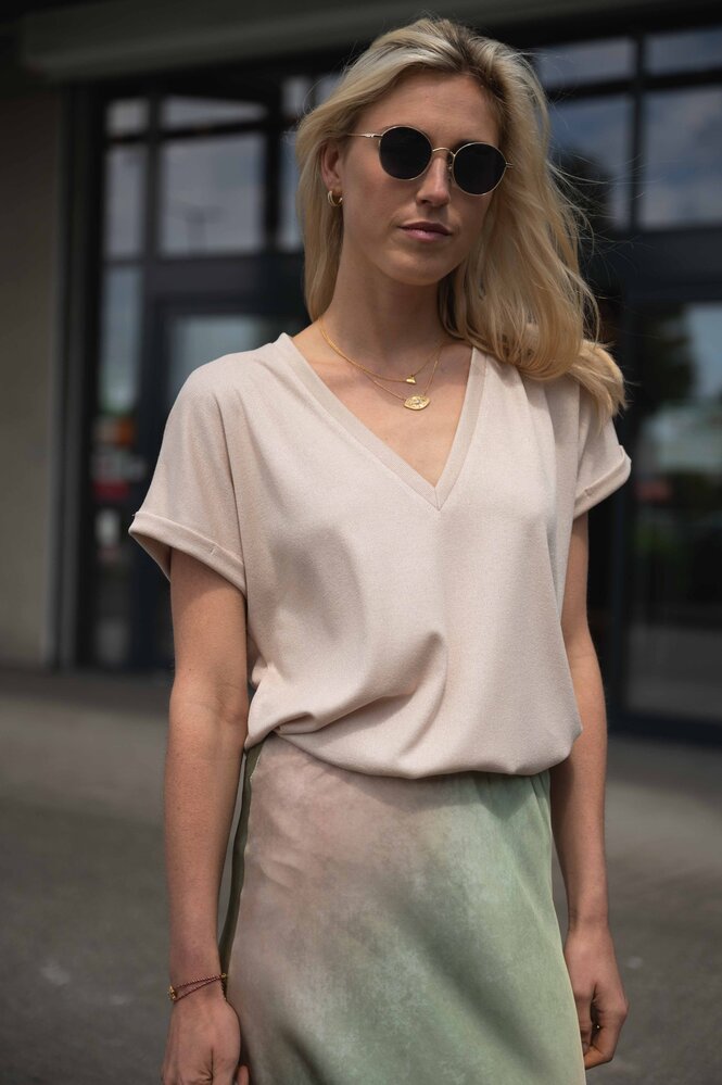 LUANNA  t-shirt beige