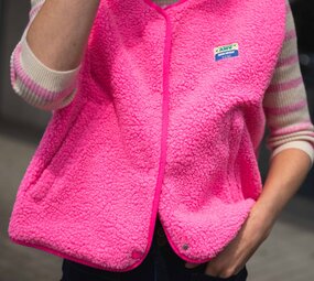 AMERICAN VINTAGE NADIRA polaire sans manches rose