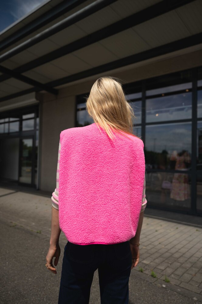 AMERICAN VINTAGE NADIRA polaire sans manches rose