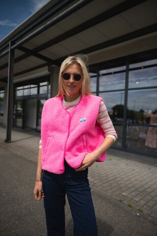 AMERICAN VINTAGE NADIRA polaire sans manches rose