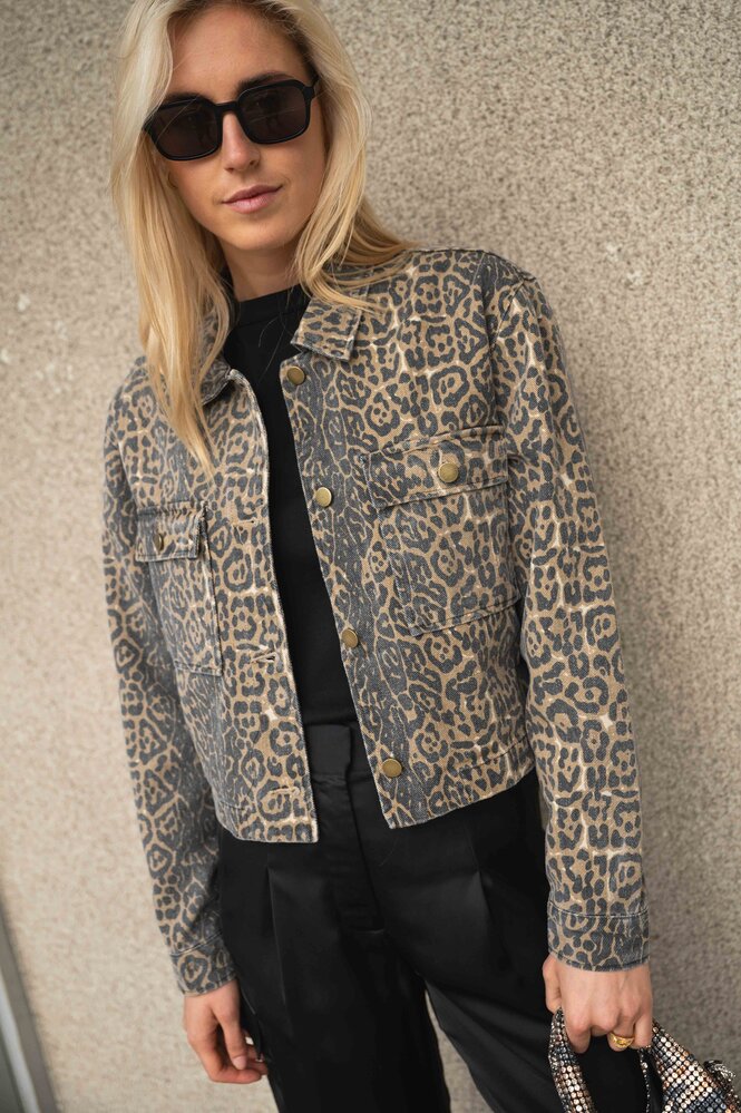 ZOYA veste léopard ZOYA veste léopard