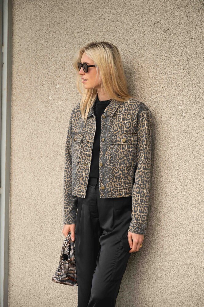 ZOYA veste léopard ZOYA veste léopard