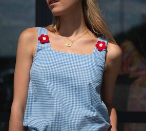 MONISSA blouse bleue