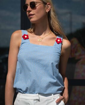 MONISSA blouse bleue