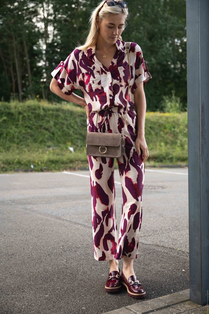 HADASSA pantalon bordeaux HADASSA pantalon bordeaux