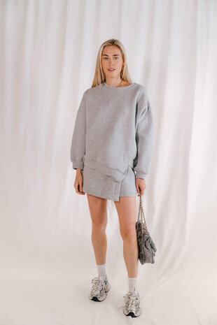 CARMELIA pull gris