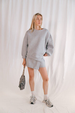 CARMELIA pull gris
