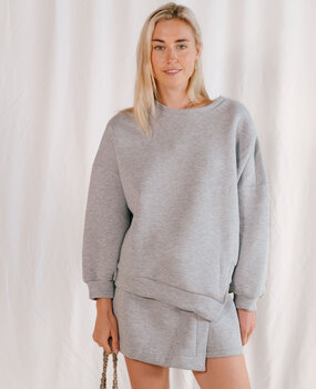 CARMELIA pull gris