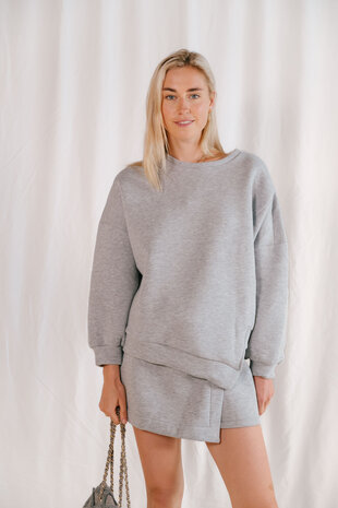 CARMELIA pull gris