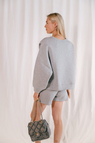 CARMELIA pull gris