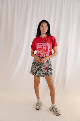 LEANDRA jupe-short léopard LEANDRA jupe-short léopard