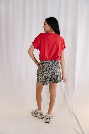 LEANDRA jupe-short léopard LEANDRA jupe-short léopard